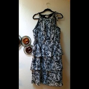 AA Studio Black & White Dress